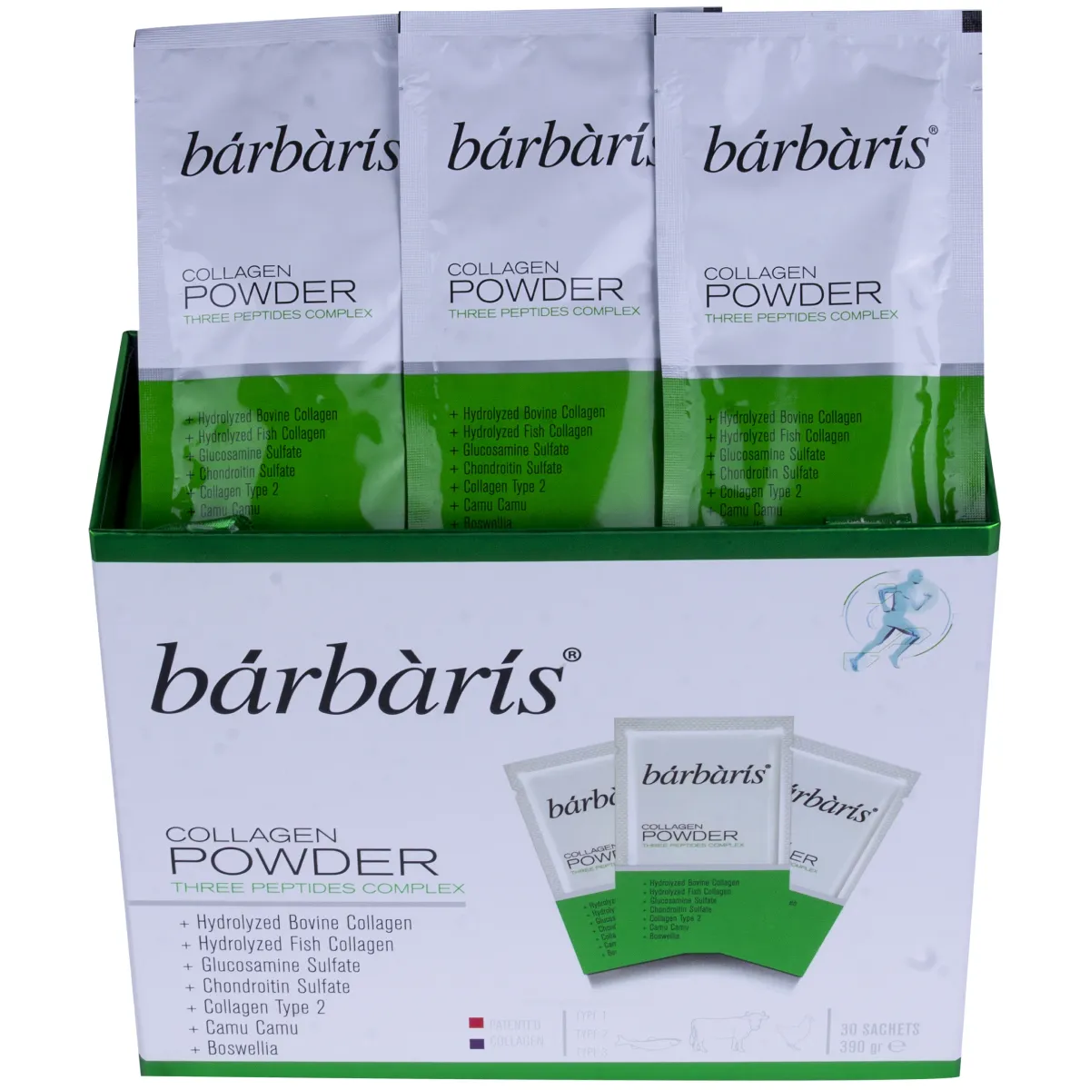 Barbaris Collagen Powder Three Peptides Complex 30 Saşe