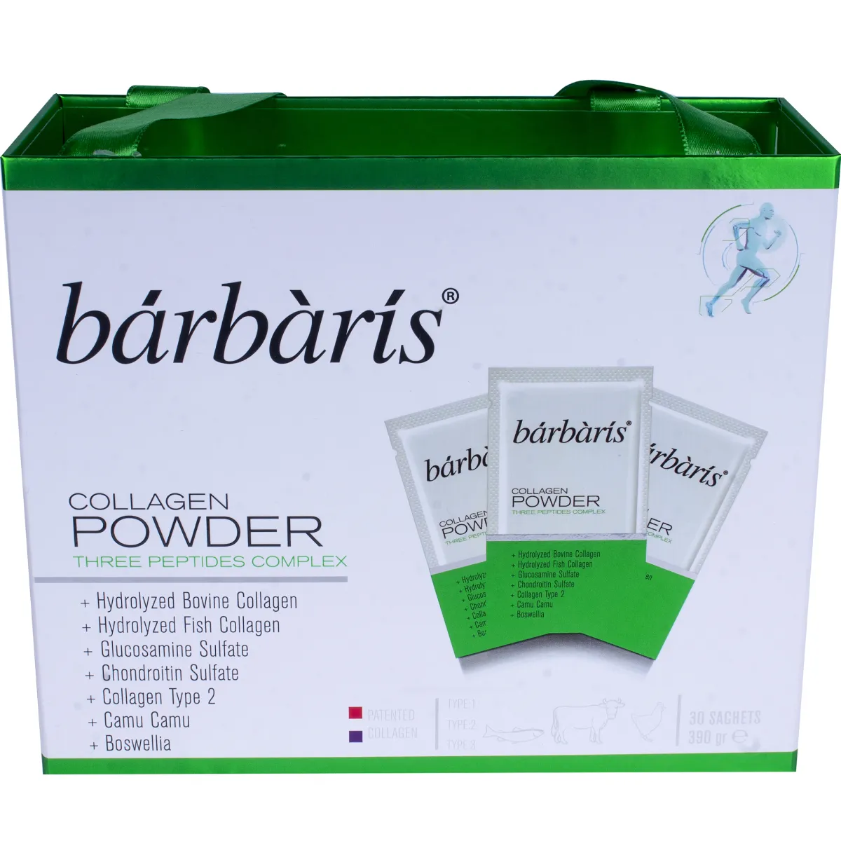 Barbaris Collagen Powder Three Peptides Complex 30 Saşe