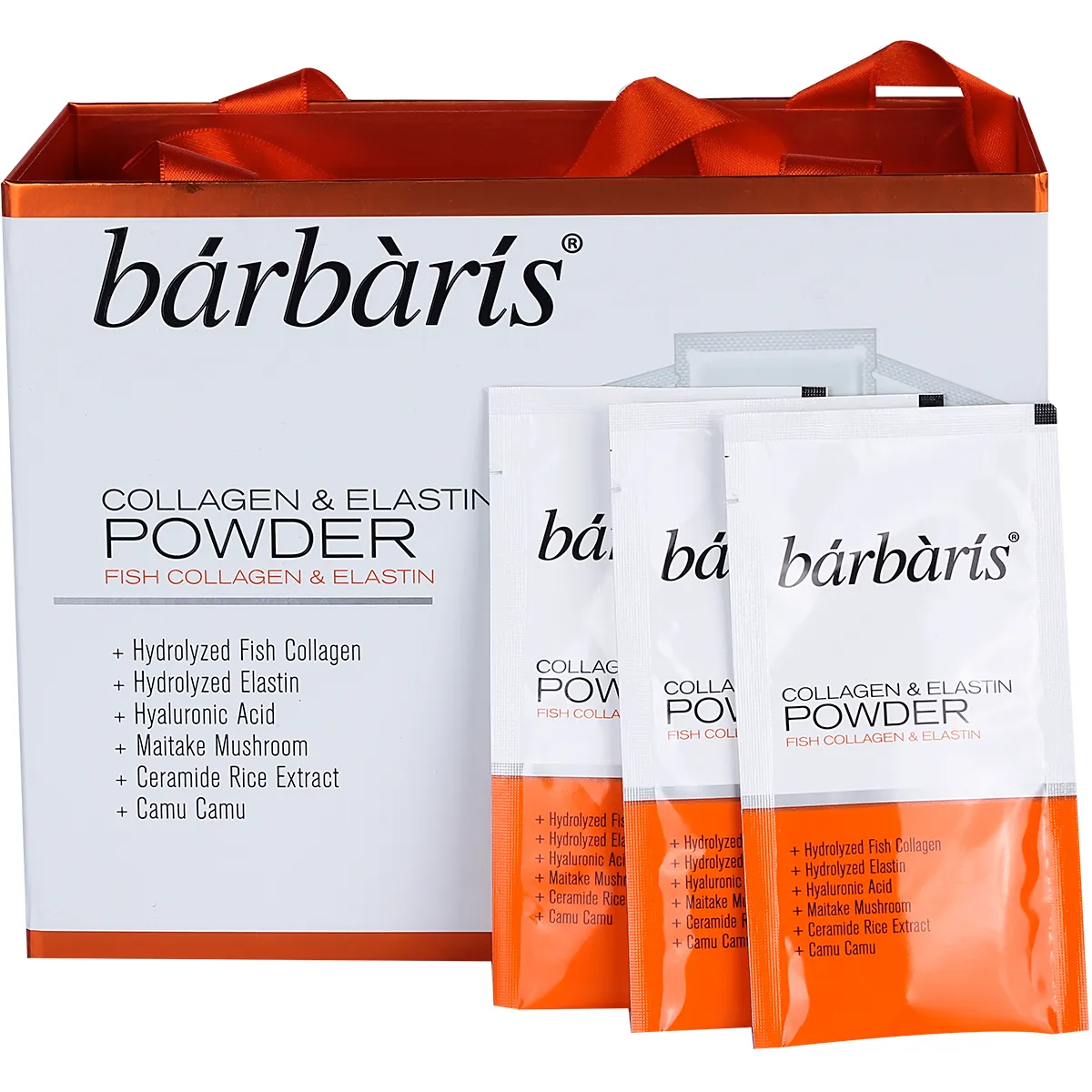 Barbaris Kolajen & Elastin Powder 30 Şase 2'li Paket