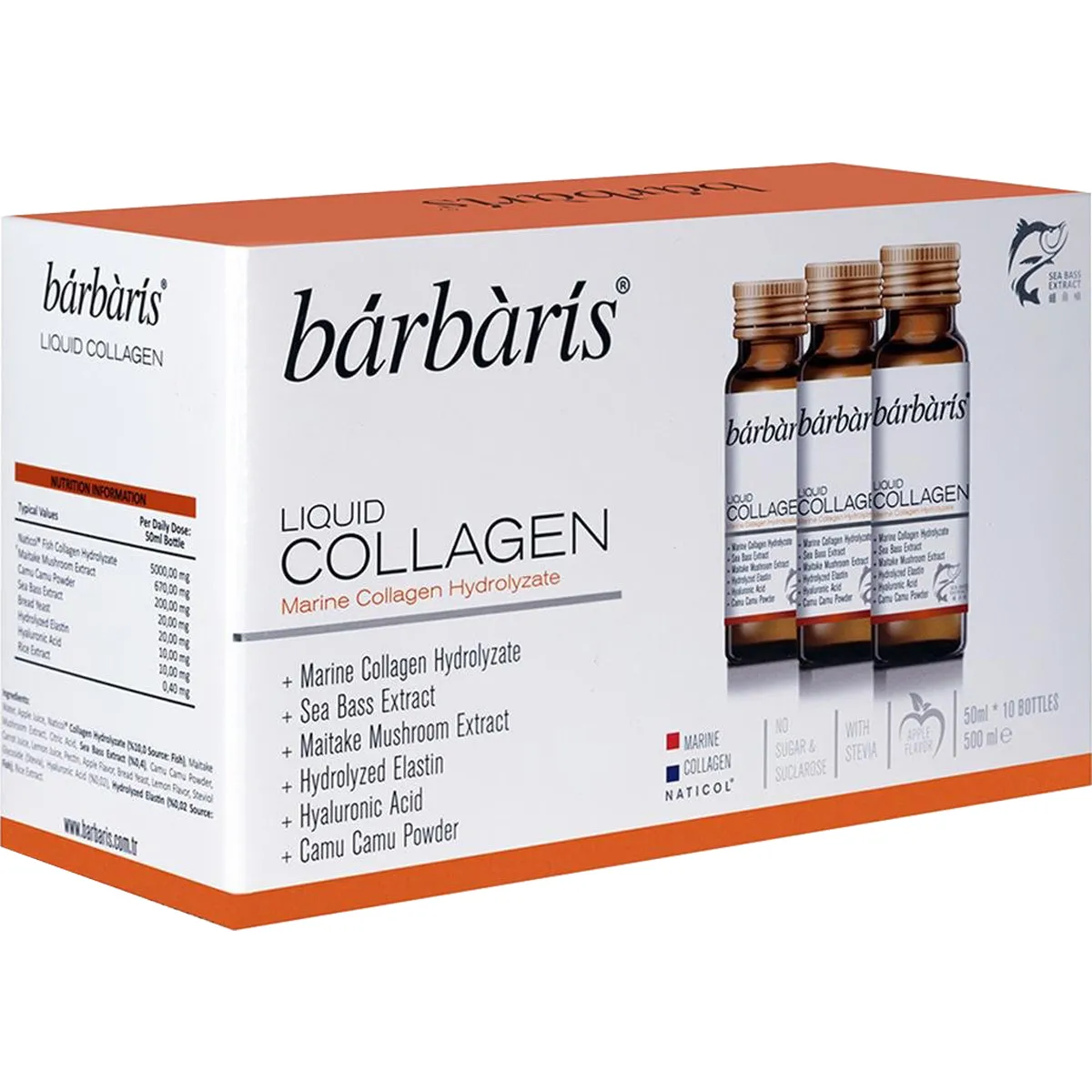 Barbaris Liquid Collagen 50 ml x 10