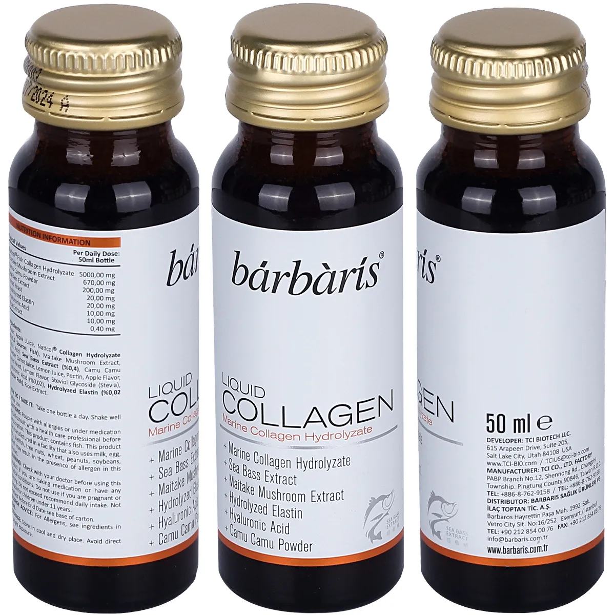 Barbaris Liquid Collagen 50 ml x 10