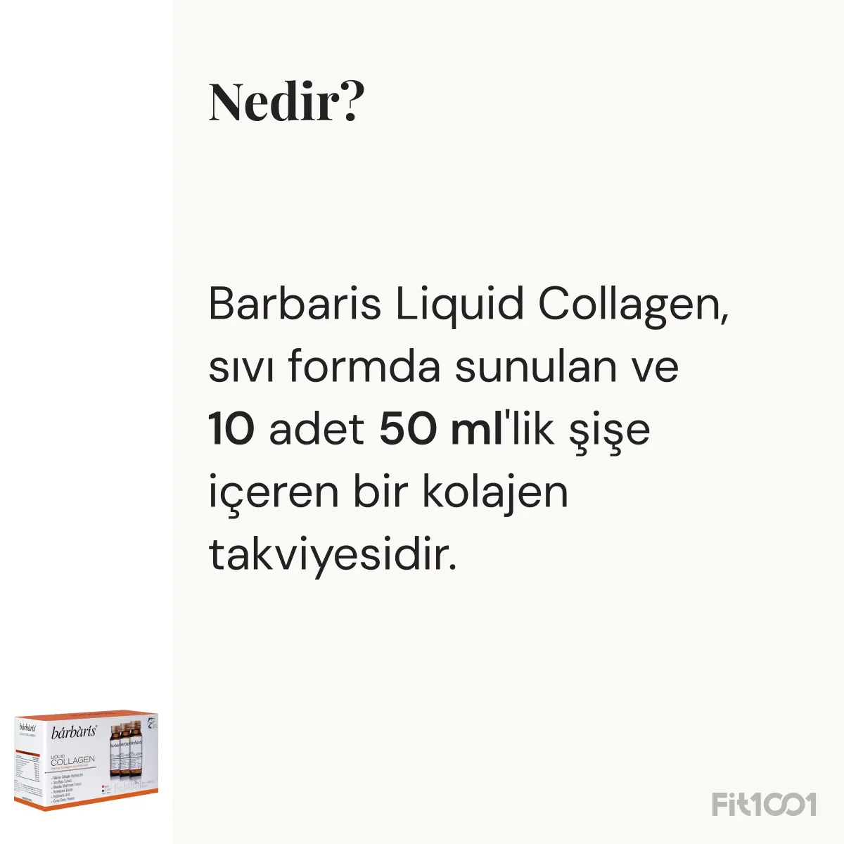 Barbaris Liquid Collagen 50 ml x 10