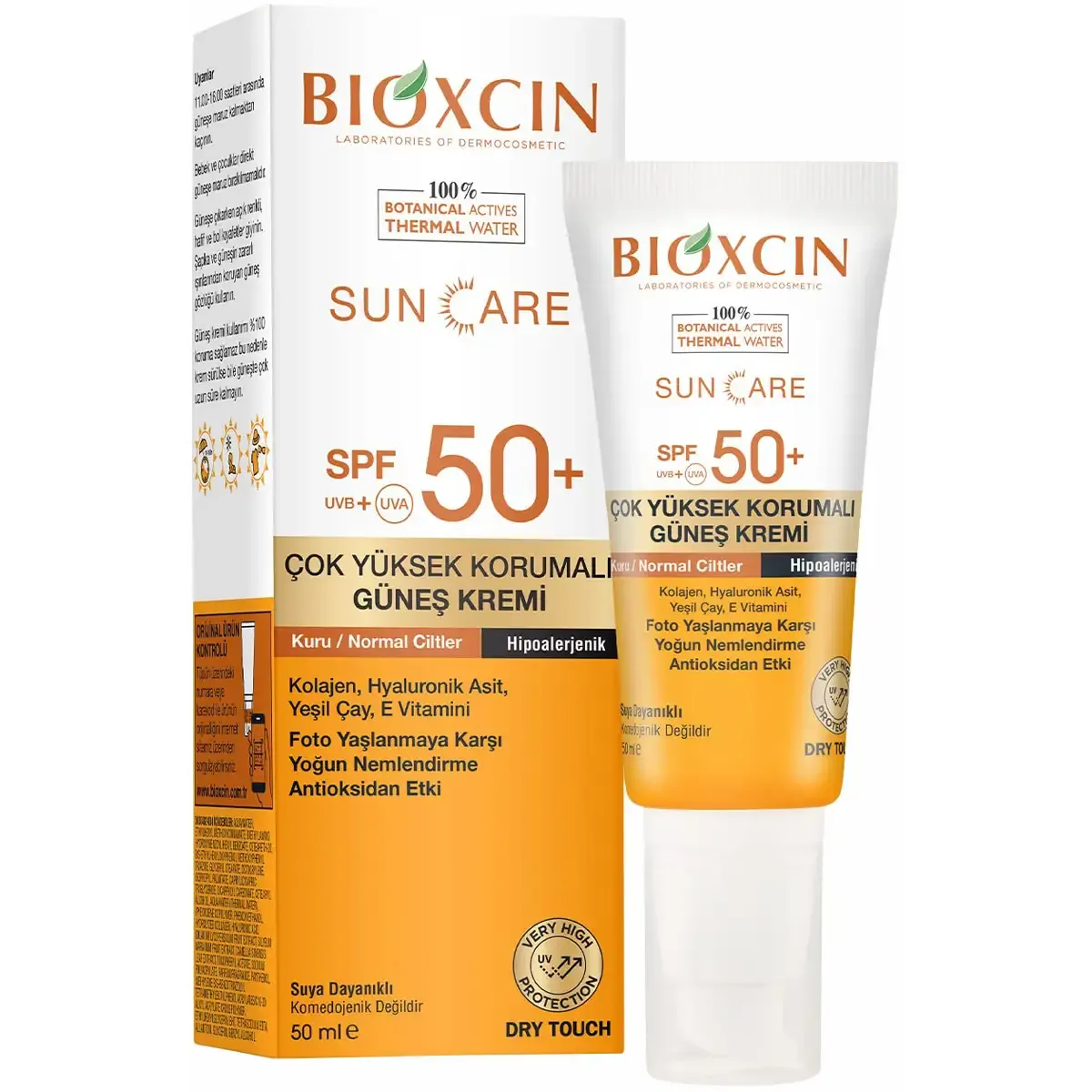 Bioxcin Sun Care Kuru Ciltler için Güneş Kremi SPF 50+ 50 ml