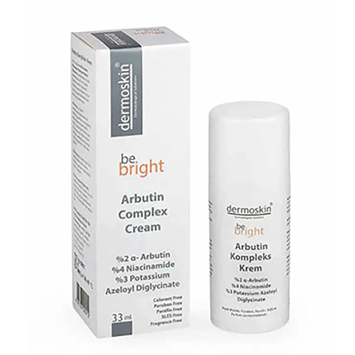 Dermoskin Be Bright Arbutin Kompleks Krem 33 ml