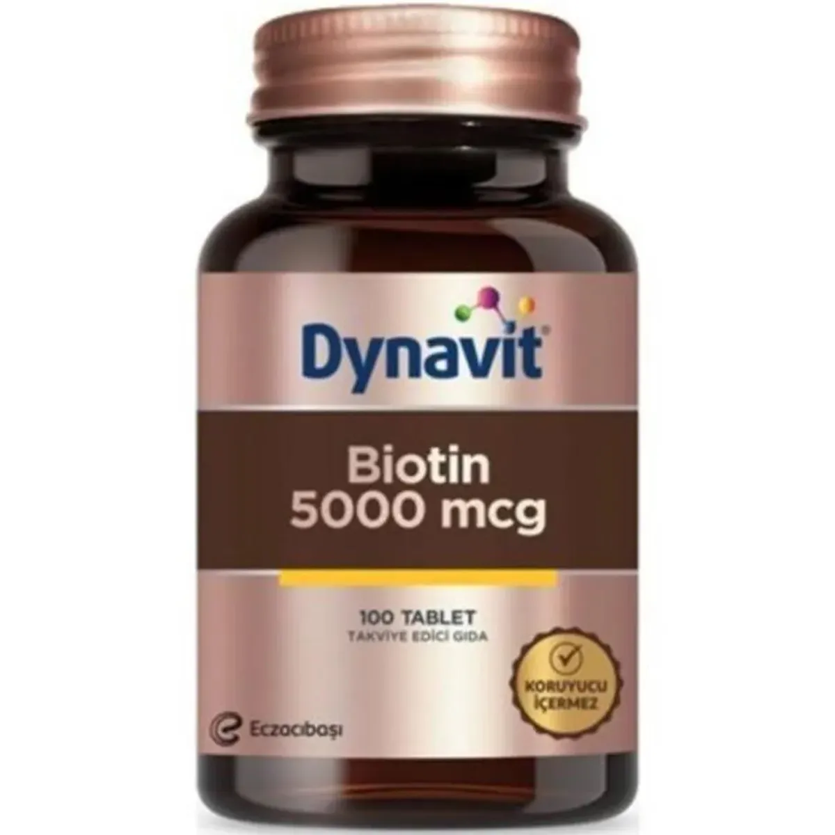 Dynavit Biotin 5000 Mcg 100 Tablet