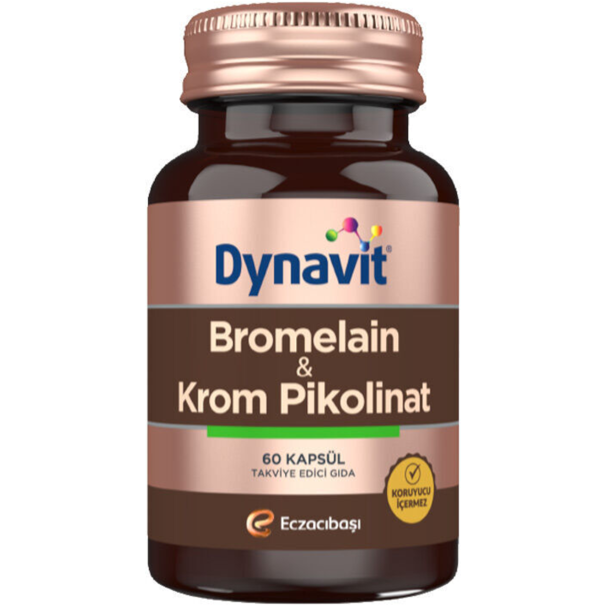 Dynavit Bromelain ve Krom Pikolinat 60 Kapsül