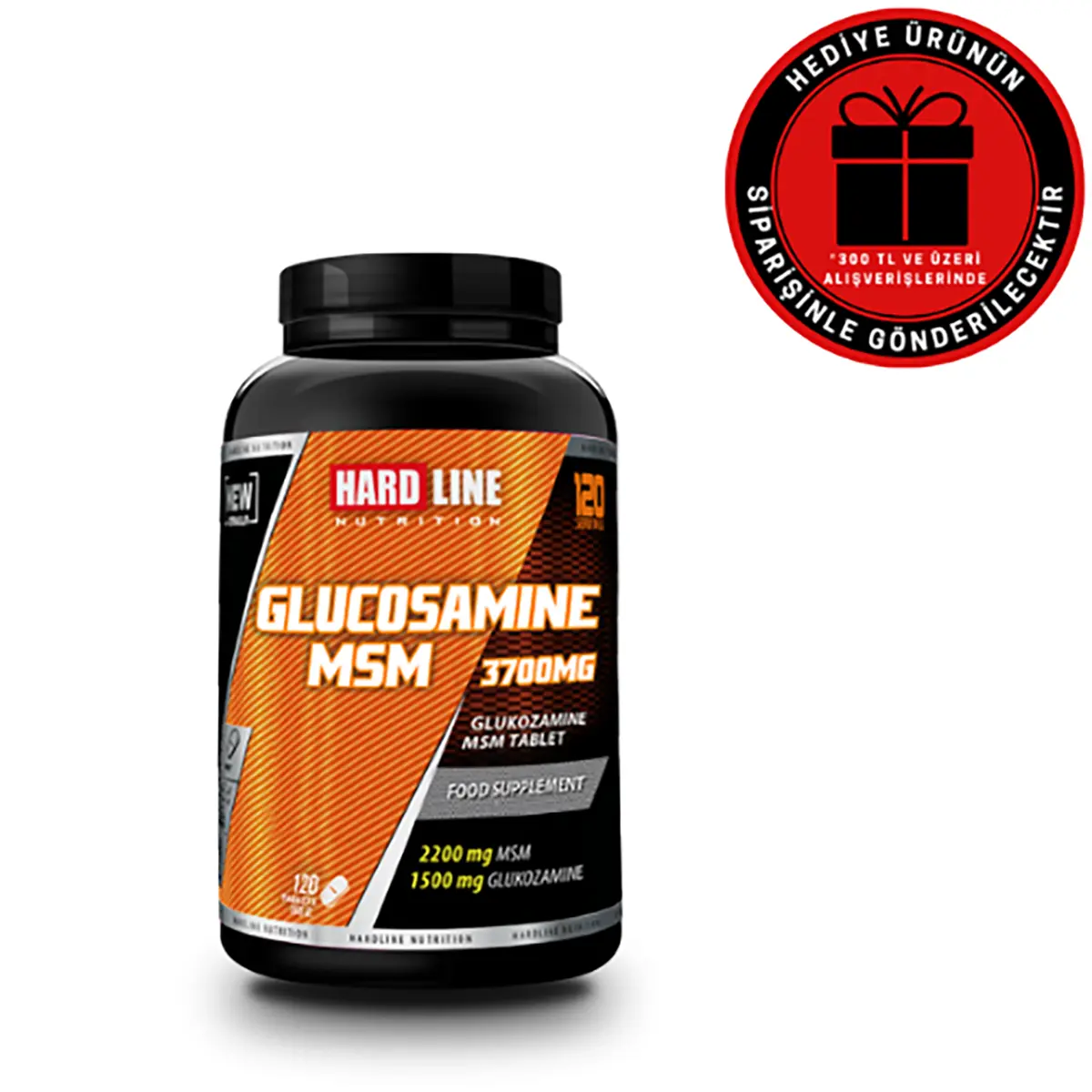 Hardline Nutrition Glucosamine Msm 120 Tablet