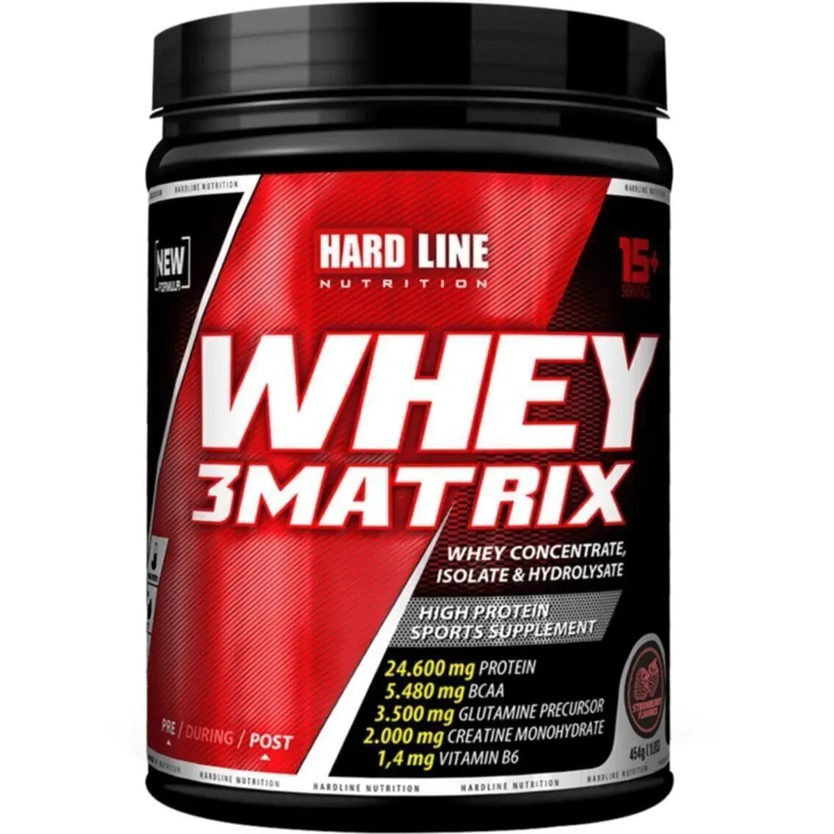 Hardline Nutrition Whey 3Matrix Çilek 454 g