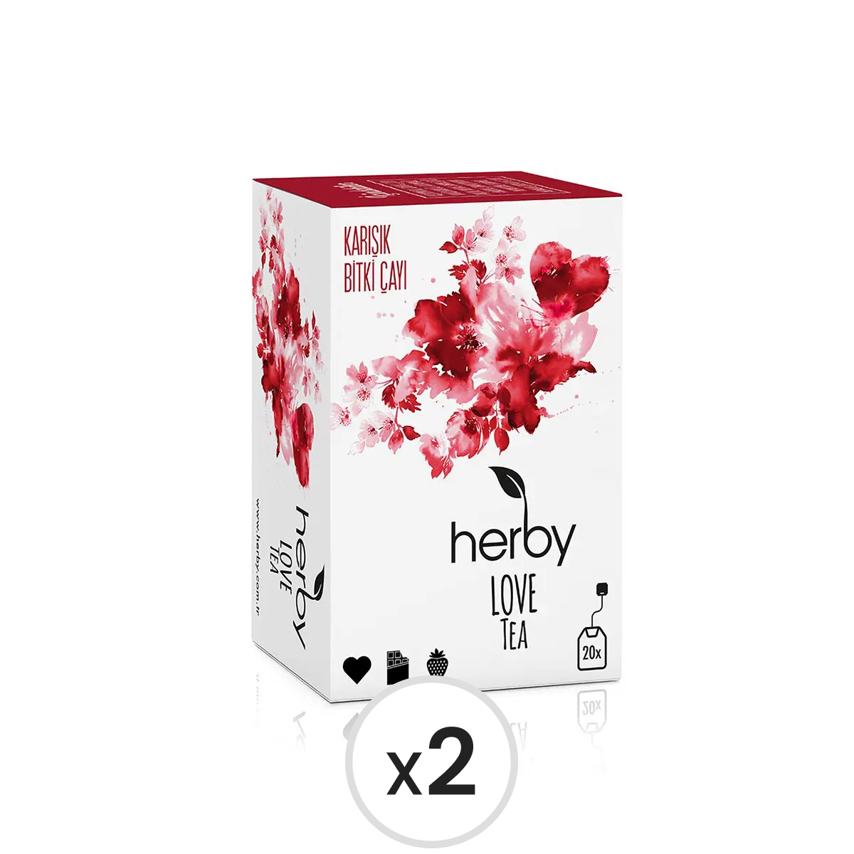 Herby Love Tea 20'li Bitki Çayı 2'li Paket