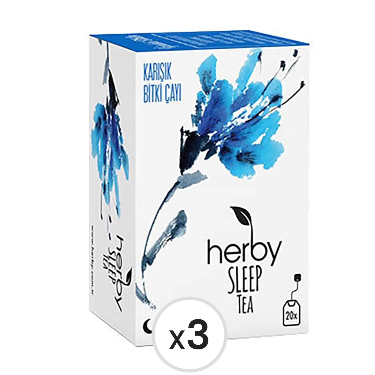 Herby Sleep Tea 20'li Bitki Çayı 3'lü Paket