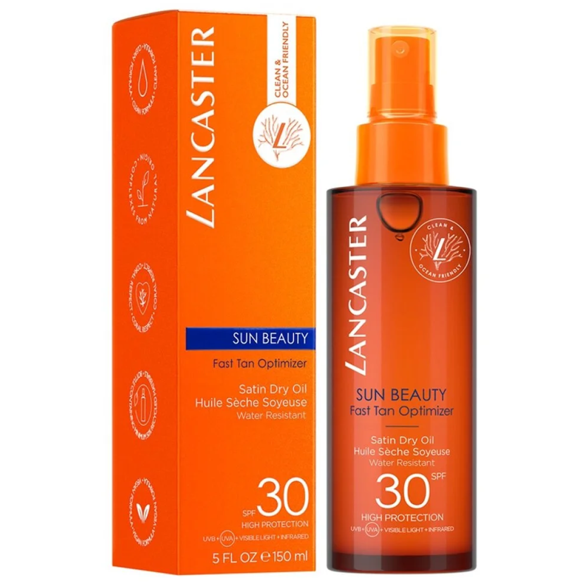 Lancaster Sun Beauty Satin Dry Oil SPF30 150 ml