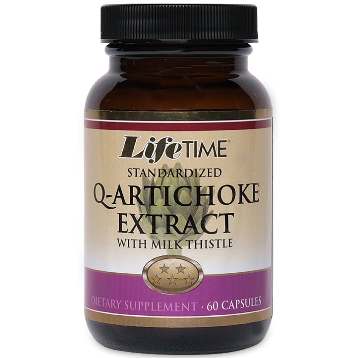 Life Time Q-Artichoke Extract with Milk Thistle 60 Kapsül