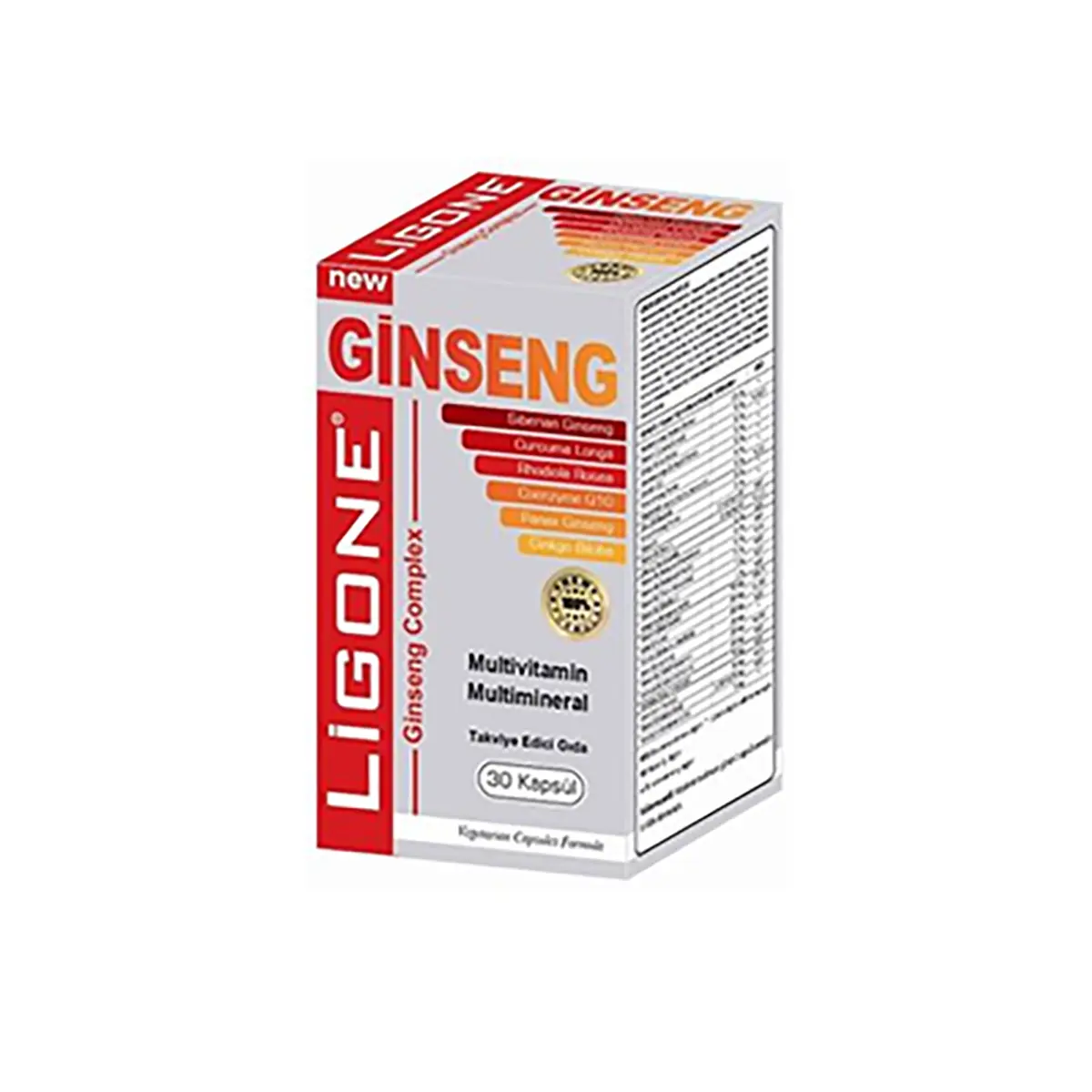 Ligone Ginseng Multivitamin Multimineral Kaps L Fit