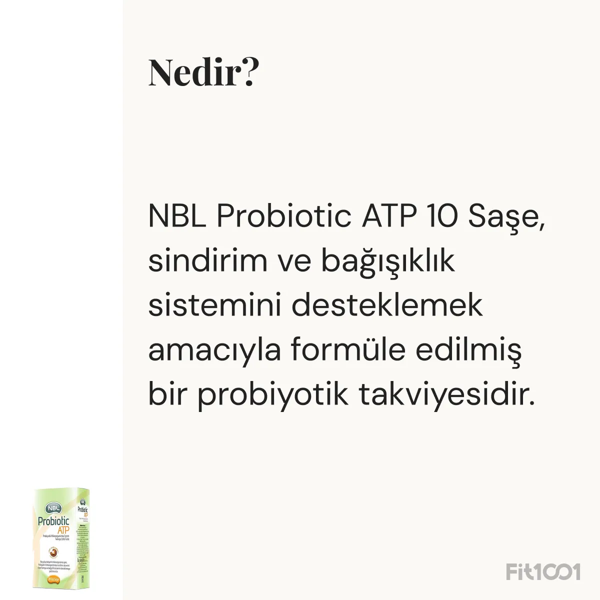 NBL Probiotic ATP 10 Saşe