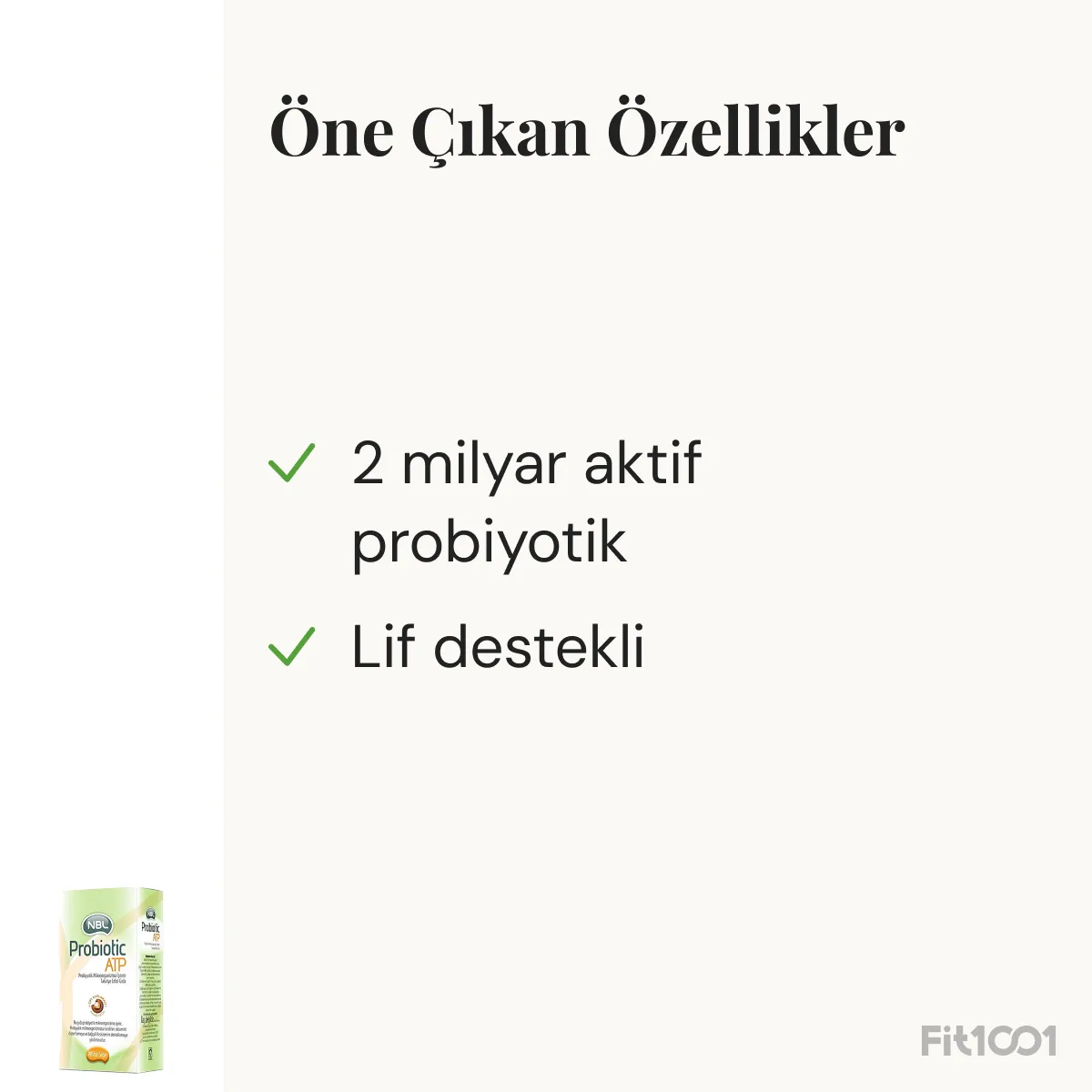 NBL Probiotic ATP 10 Saşe