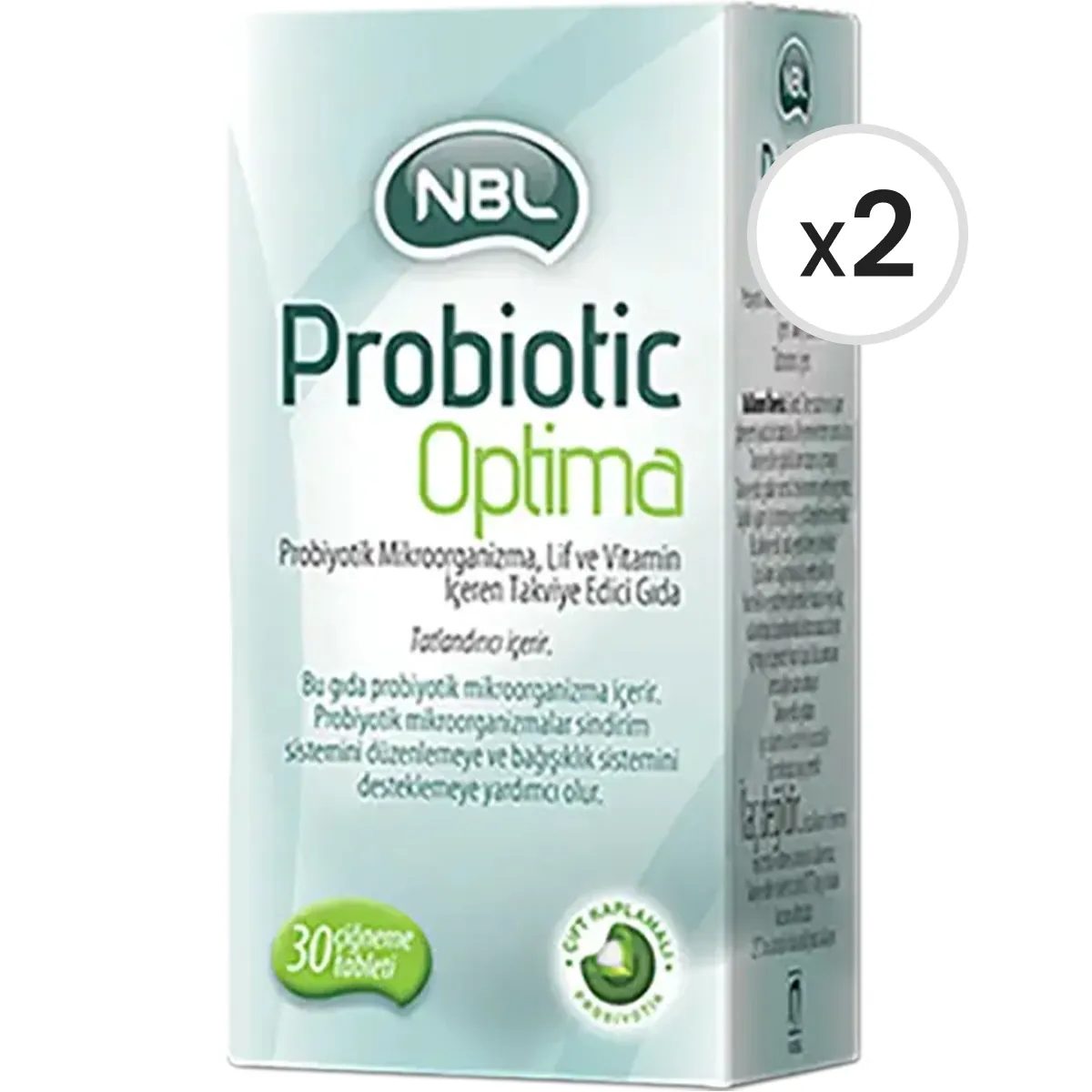 NBL Probiotic Optima 30 Çiğneme Tableti 2'li Paket