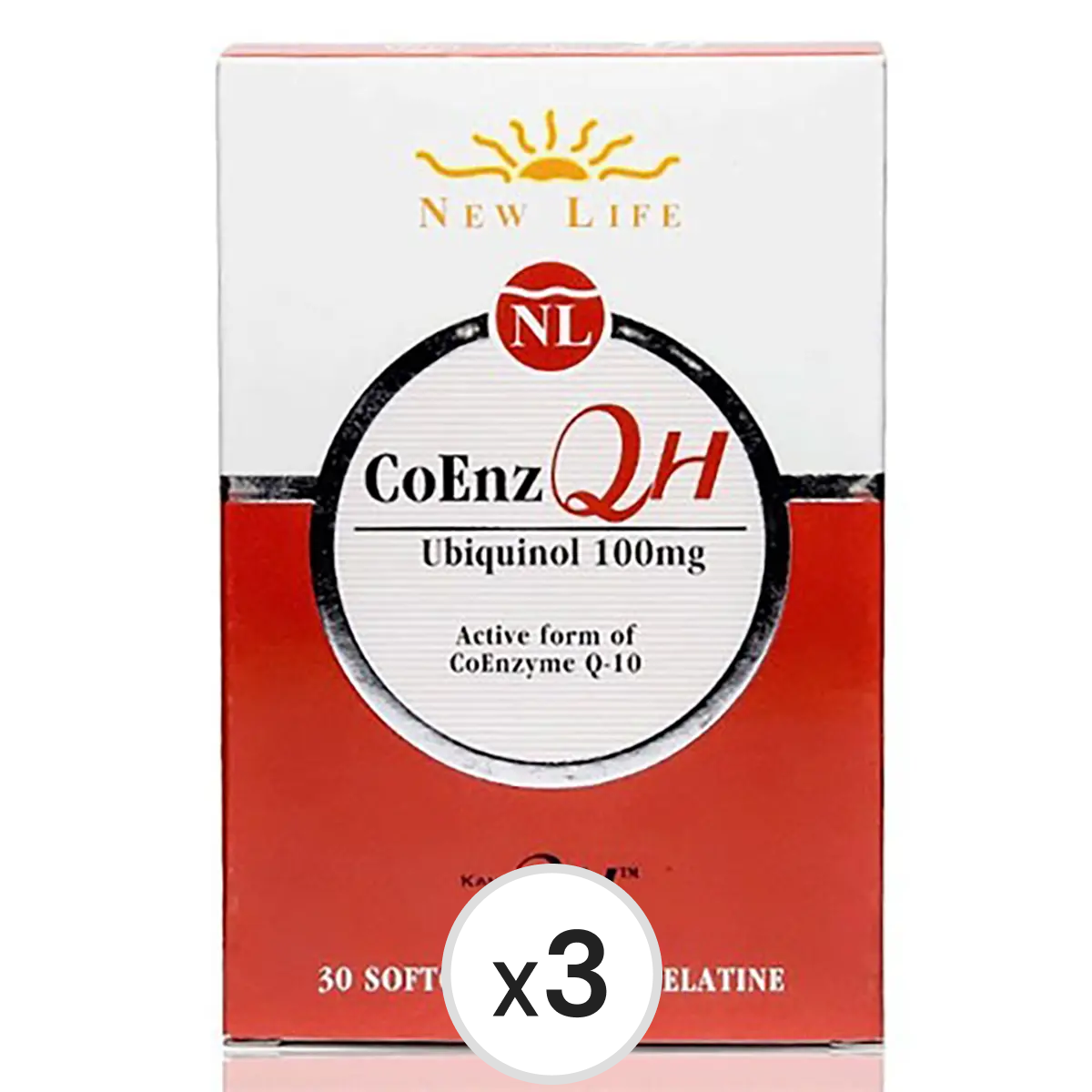 New Life CoEnz QH 100 mg 30 Kapsül 3'lü Paket