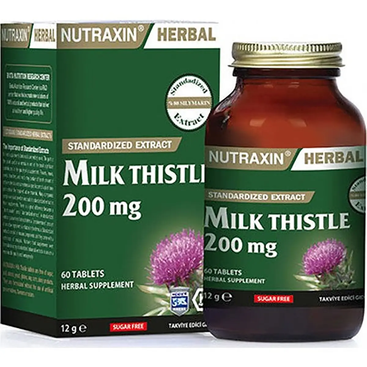 Nutraxin Milk Thistle 200 mg 60 Tablet