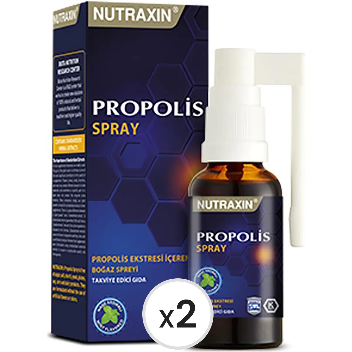 Nutraxin Propolis Boğaz Sprey 30 ml 2'li Paket