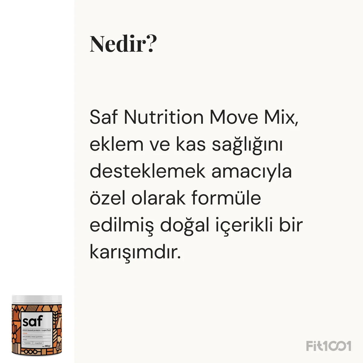 Saf Nutrition Protein Superfood Mix Move 360 g