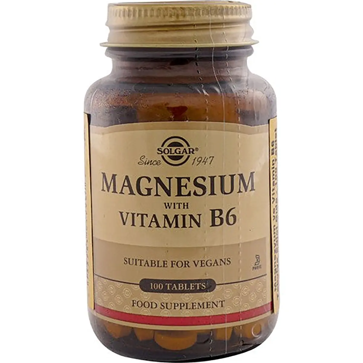 Solgar Magnesium with Vitamin B6 100 Tablet