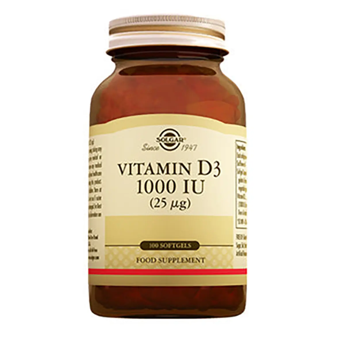 Solgar Vitamin D3 1000 IU 100 Softgel