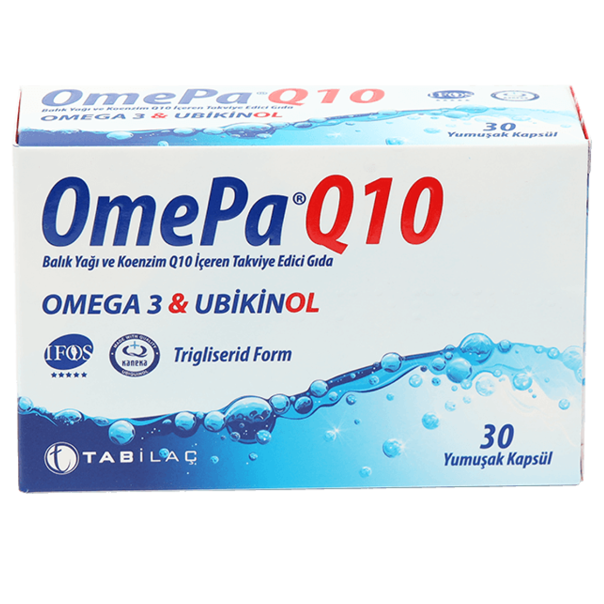 OmePa Q10 Omega 3 Ubiquinol 60 Yumuşak Kapsül