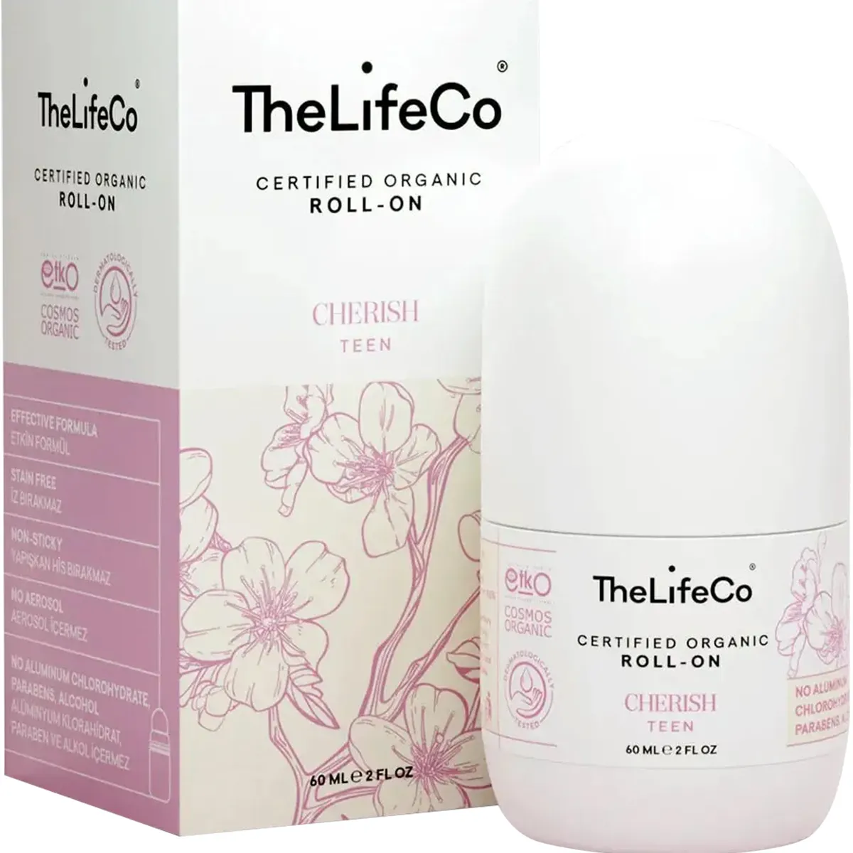 TheLifeCo Organik Roll-on Deodorant Cherish Teenage 60 ml