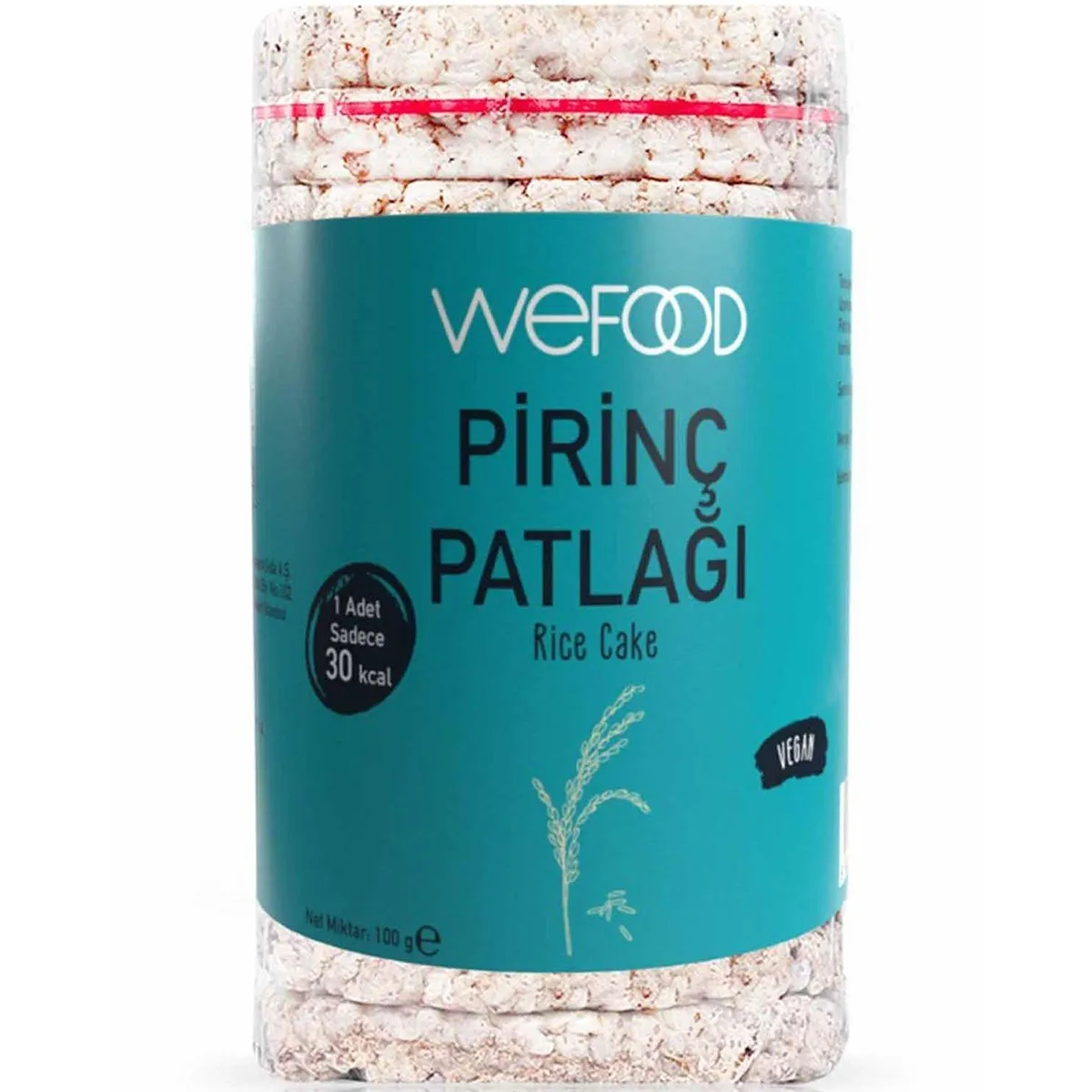 Wefood Glutensiz Pirinç Patlağı 100 g