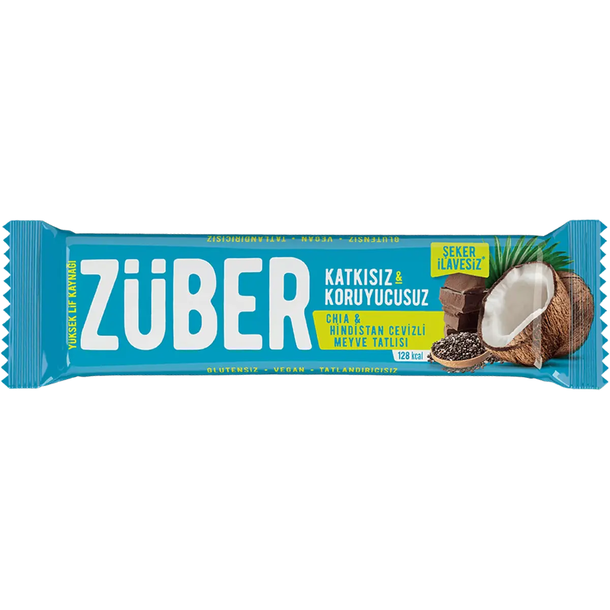 Züber Chia ve Hindistan Cevizli Meyve Bar 40 g