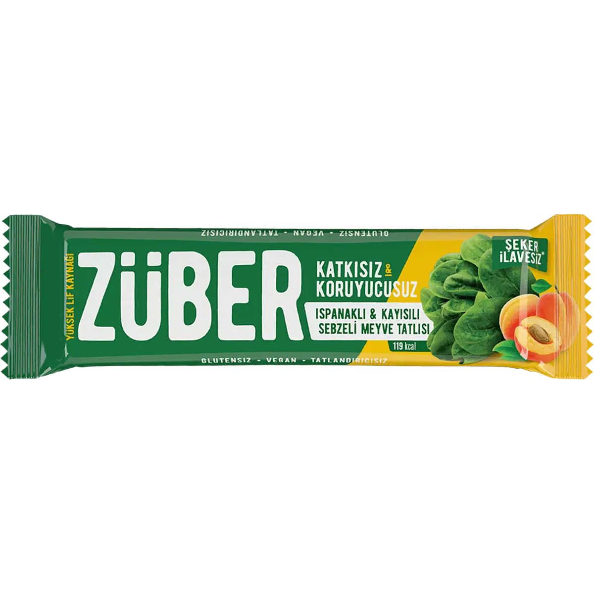 Züber Ispanaklı ve Kayısılı Sebze Bar 35 g